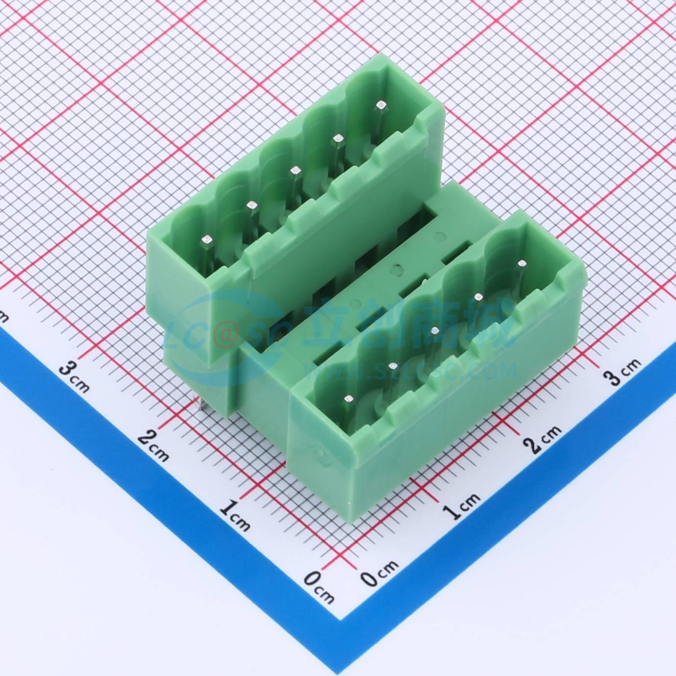 点击查看大图 KF2EDGVTC-5.08-2*5P实物图