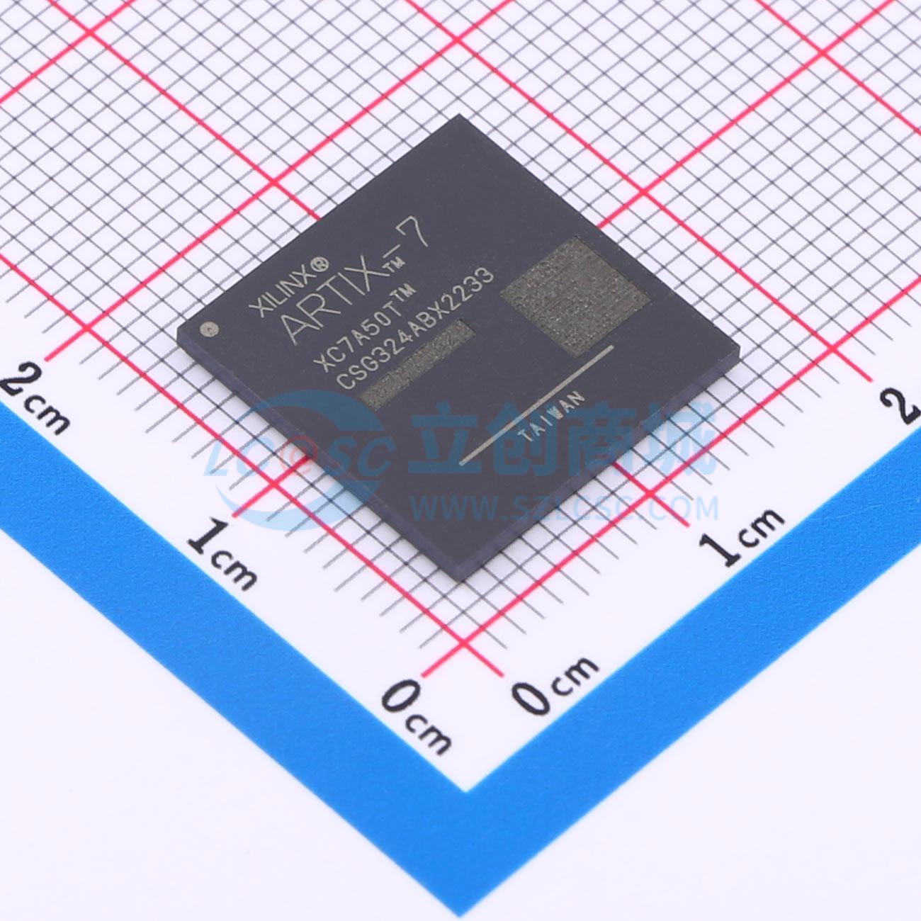 点击查看大图 XC7A50T-1CSG324I实物图