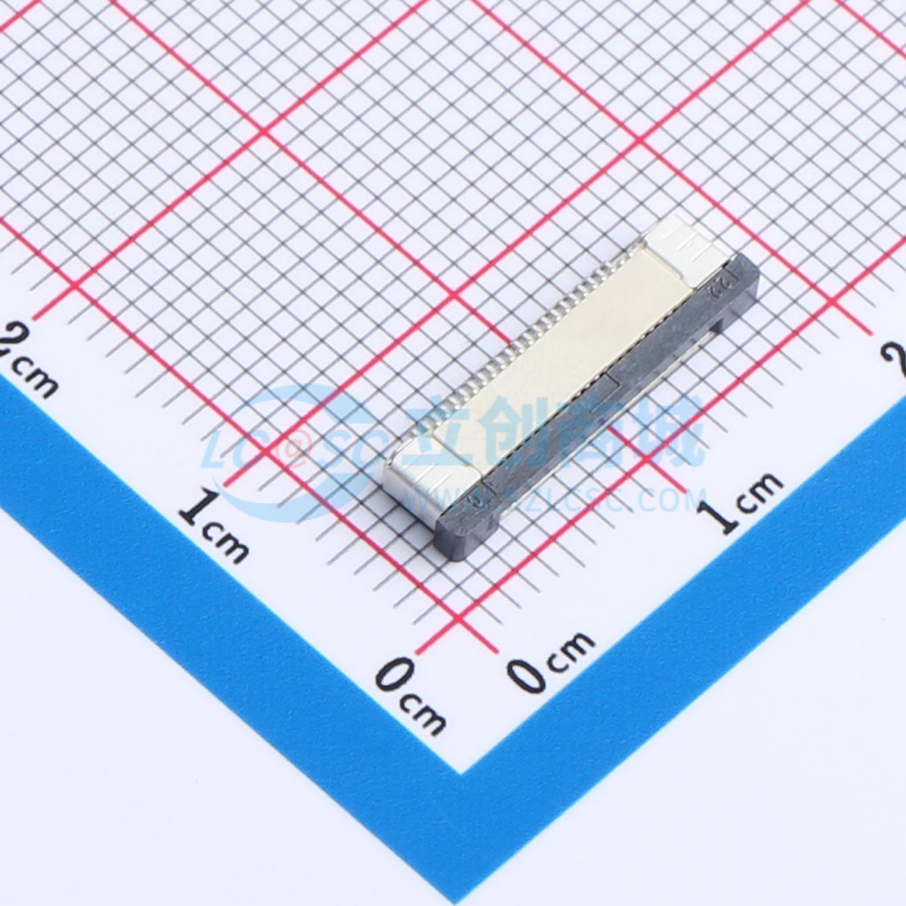 点击查看大图 FPC-0.5LX-22PH20实物图