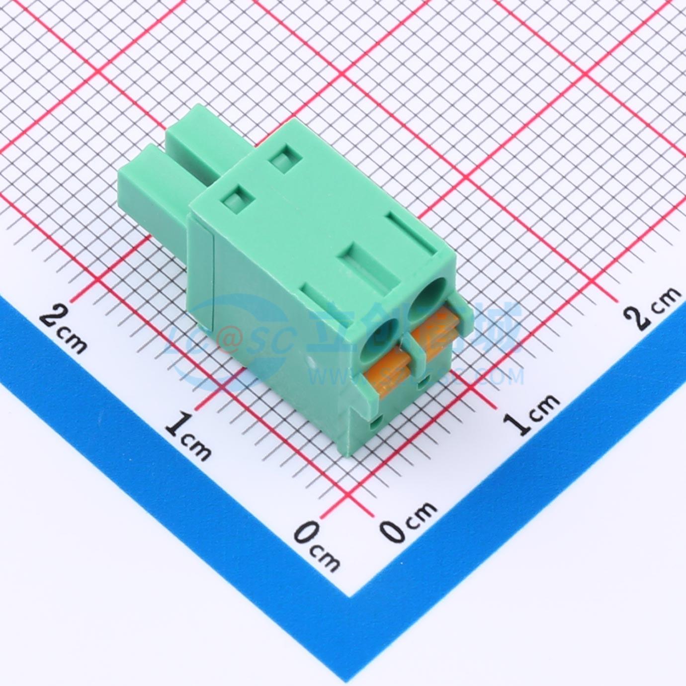 点击查看大图 MX15EDGKD-3.81-02P-GN01-Cu-A实物图