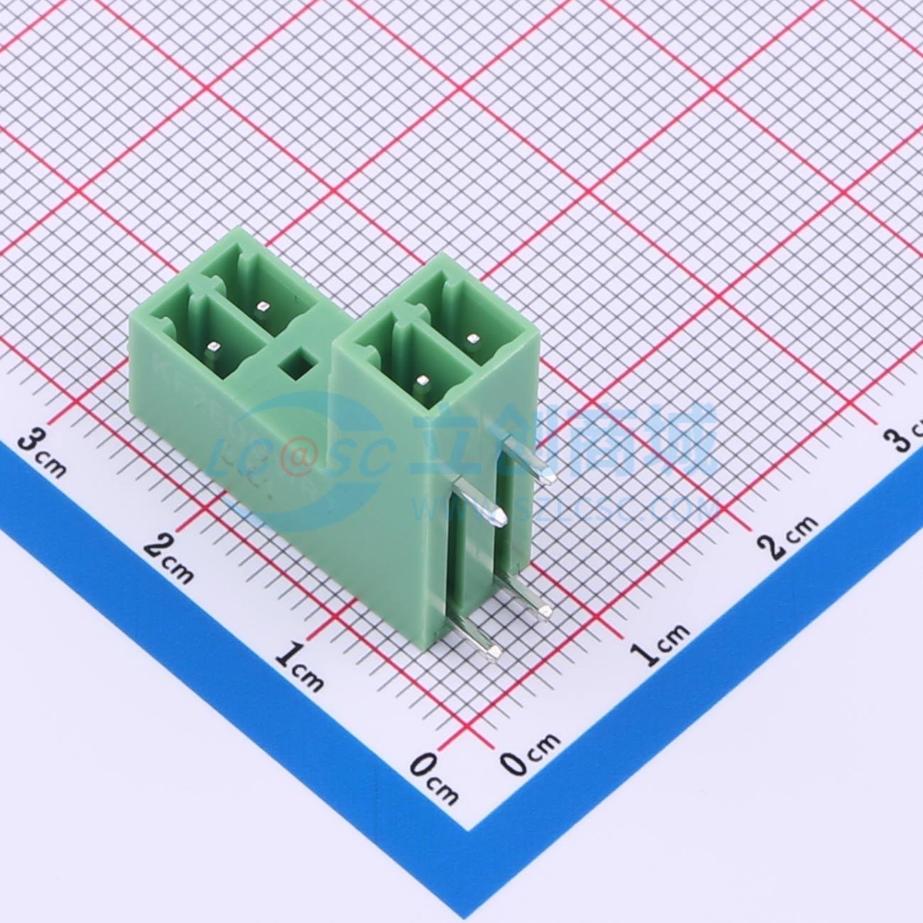 KF2EDGRT-3.81-2*2P实物图