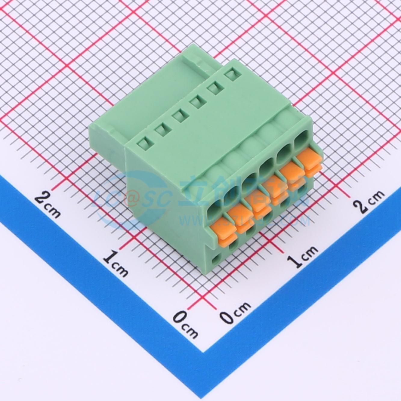 点击查看大图 KF2EDGKD-2.54-6P实物图
