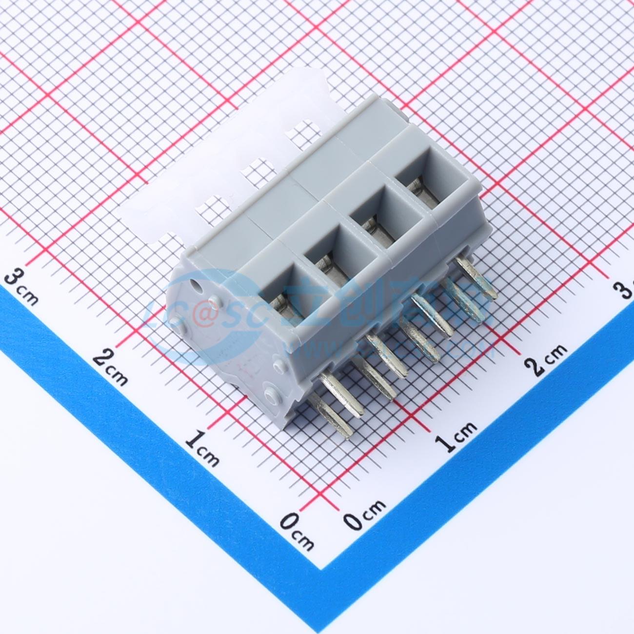 点击查看大图 KF242R-5.0-4P-1实物图