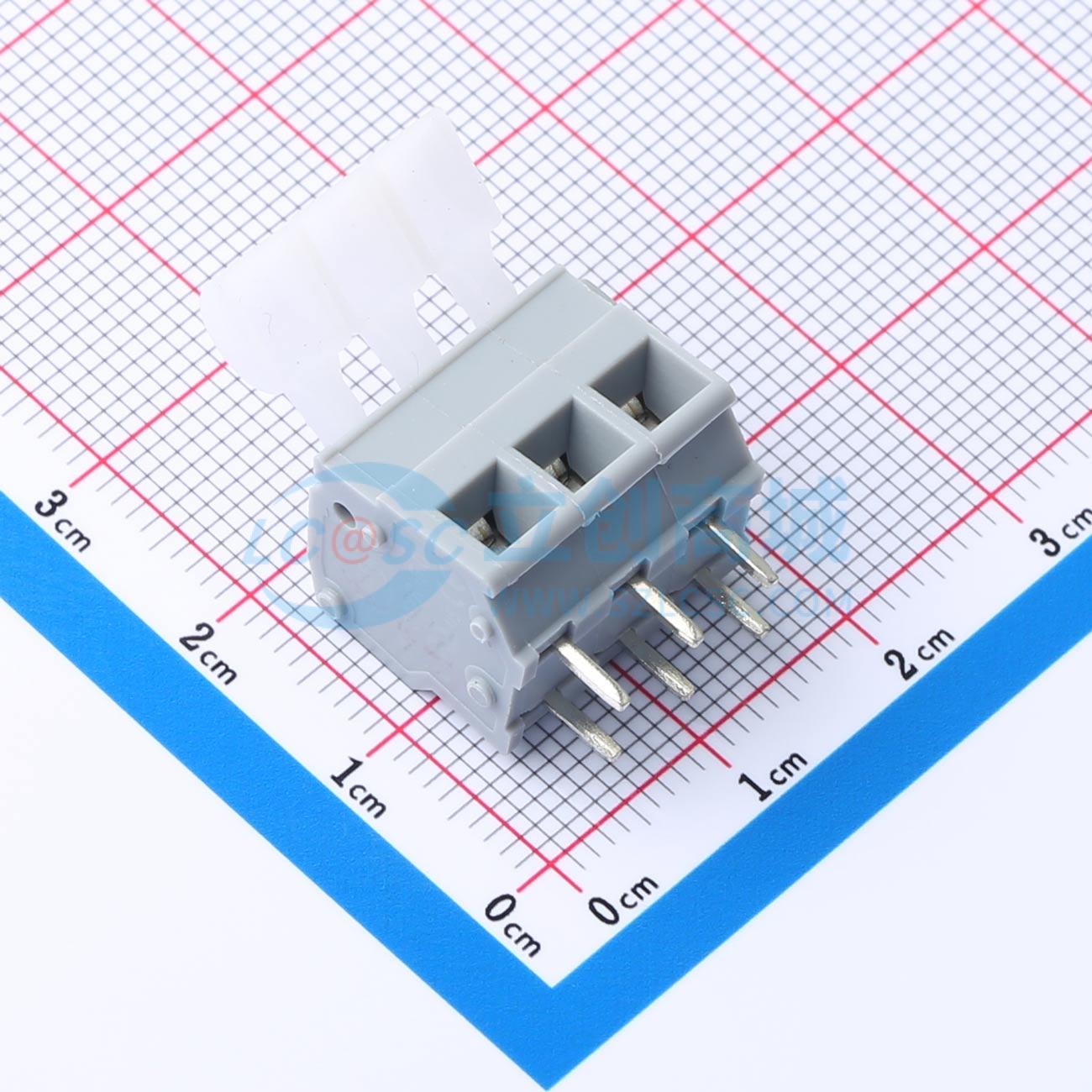 KF242R-5.0-3P-3实物图