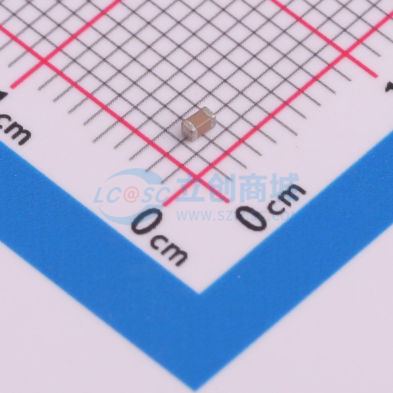 点击查看大图 MBK0603B104K500NT实物图