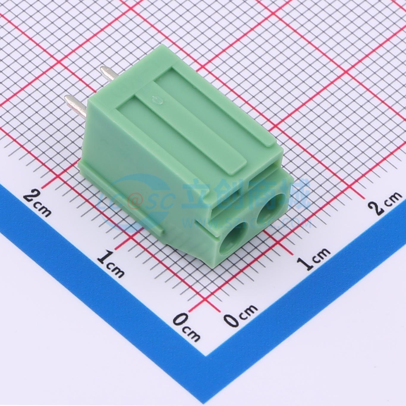 KF129L-5.08-2P实物图