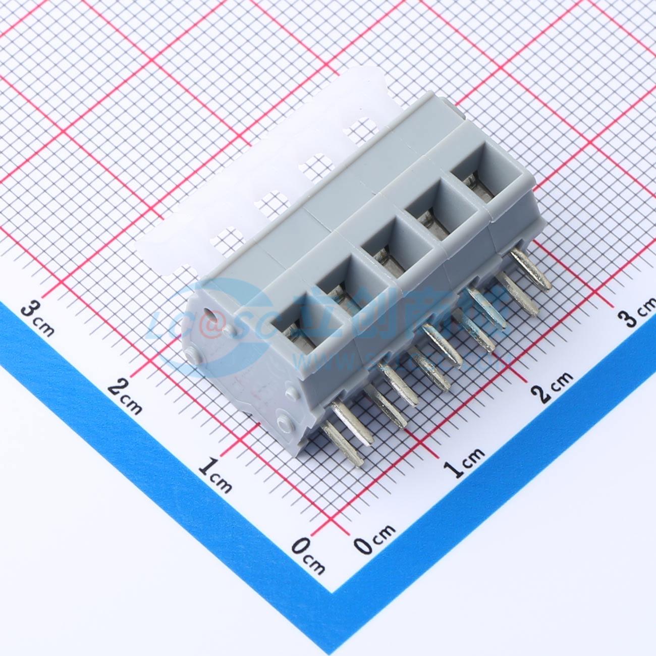 点击查看大图 KF242R-5.0-5P-1实物图