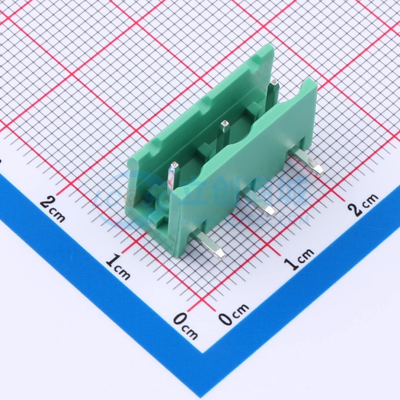 点击查看大图 MX2EDGR-7.62-03P-GN01-Cu-A实物图