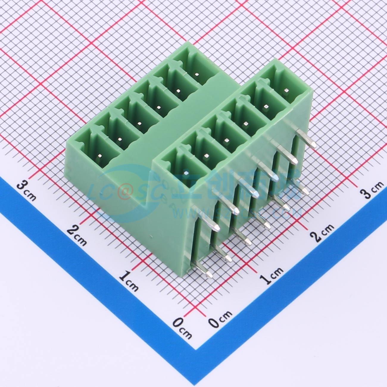点击查看大图 KF2EDGRT-3.81-2*6P实物图