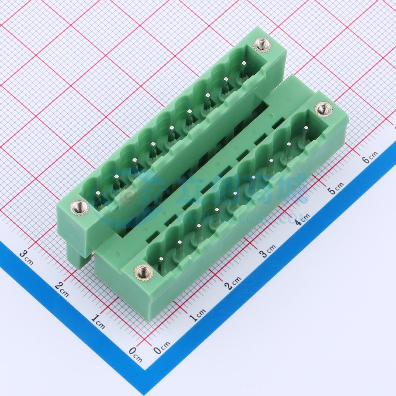 点击查看大图 KF2EDGVTM-5.08-2*9P实物图