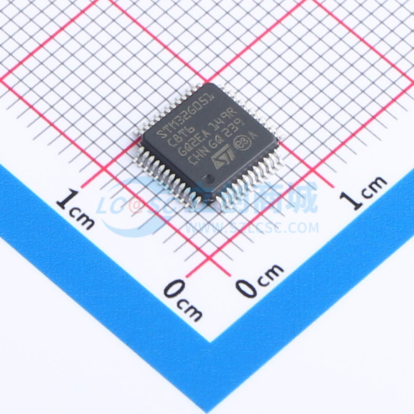 STM32G051C8T6实物图