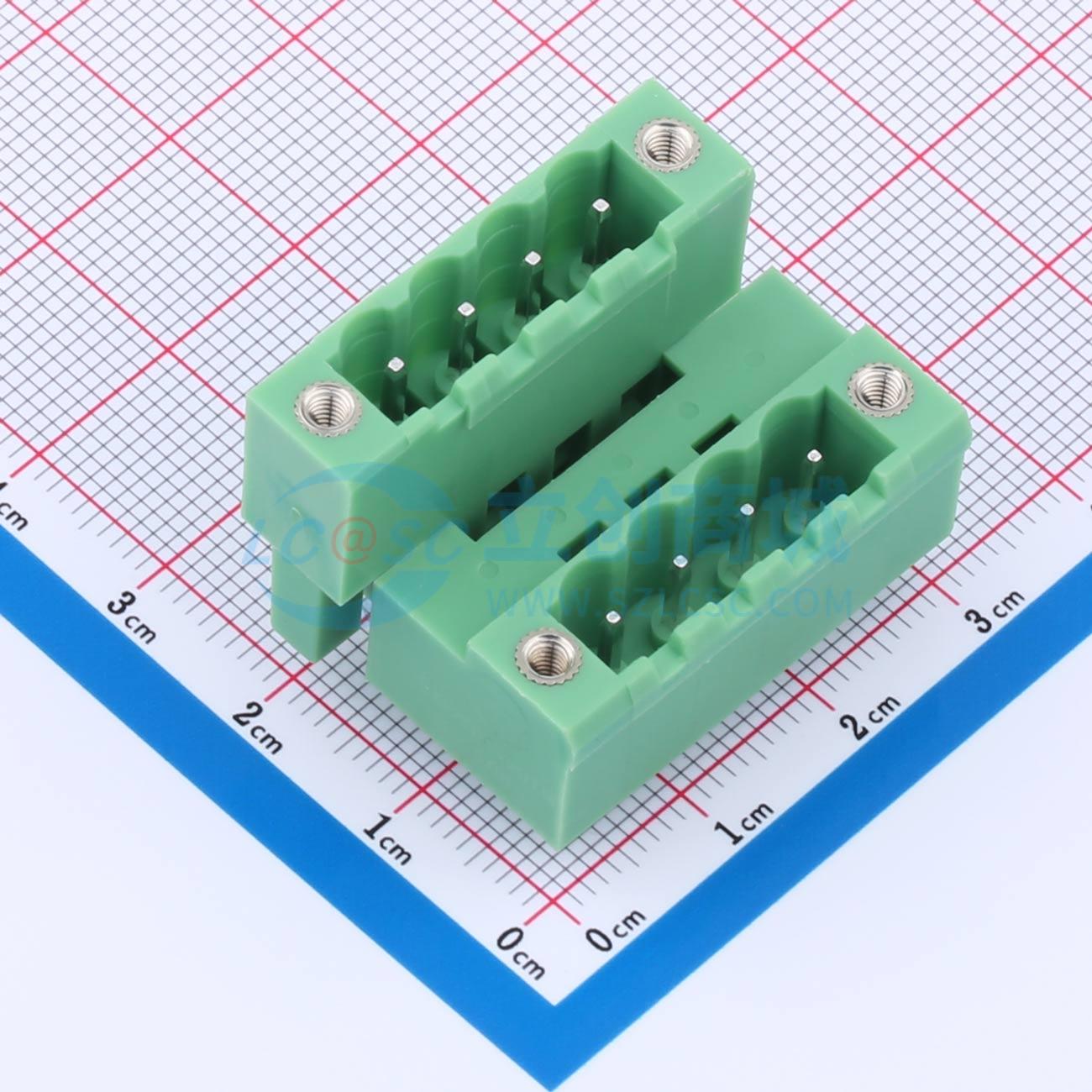 KF2EDGVTM-5.08-2*4P实物图