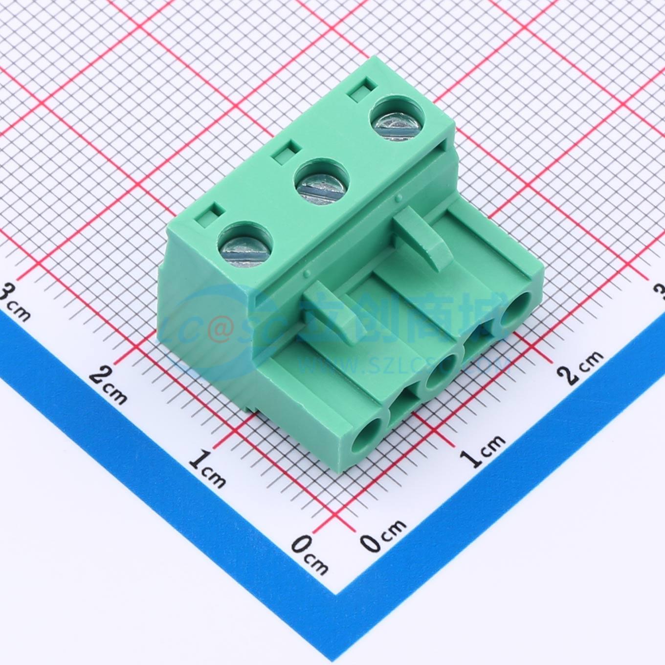 点击查看大图 MX2EDGK-7.62-03P-GN01-Cu-Y-A实物图