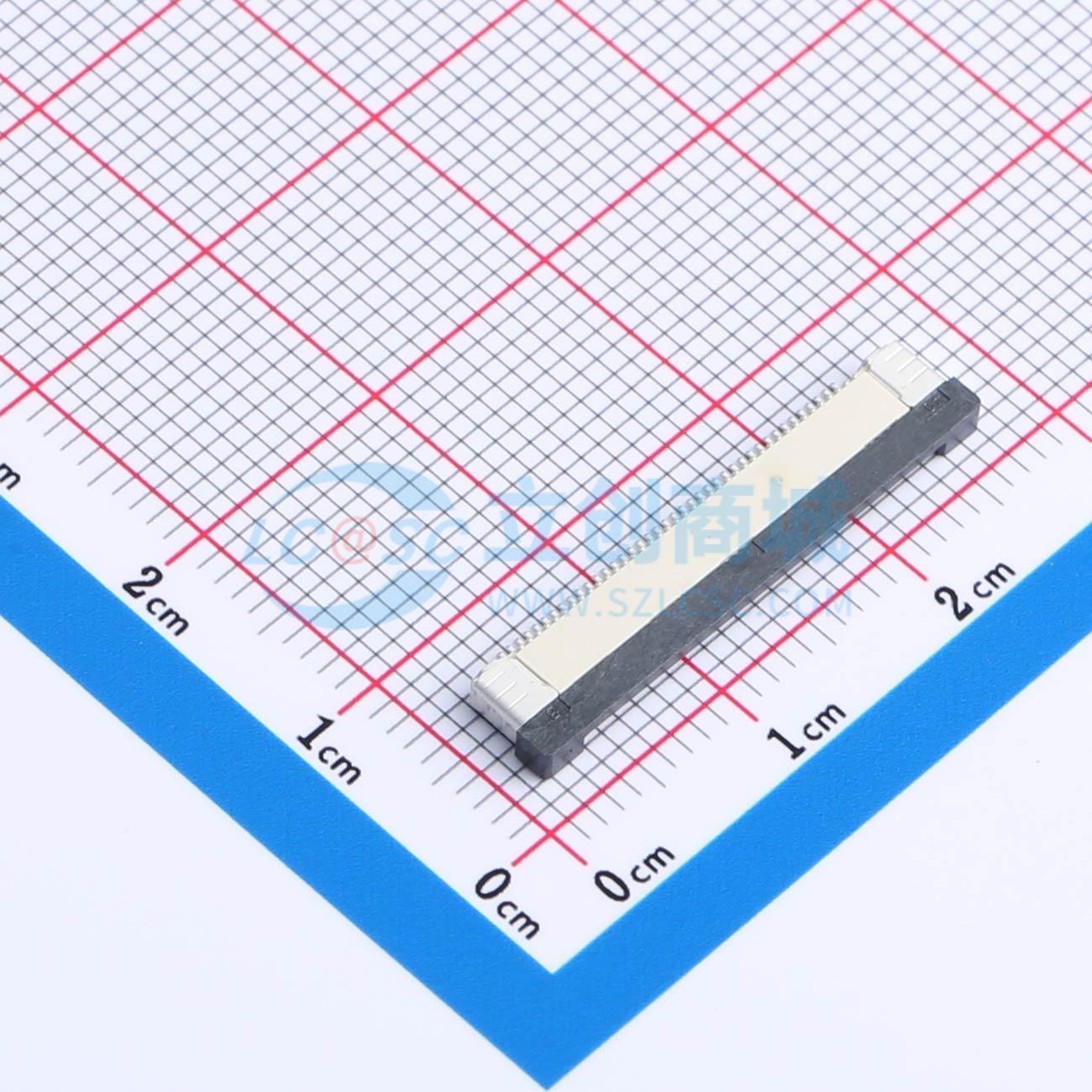 点击查看大图 FPC-0.5LX-40PH20实物图