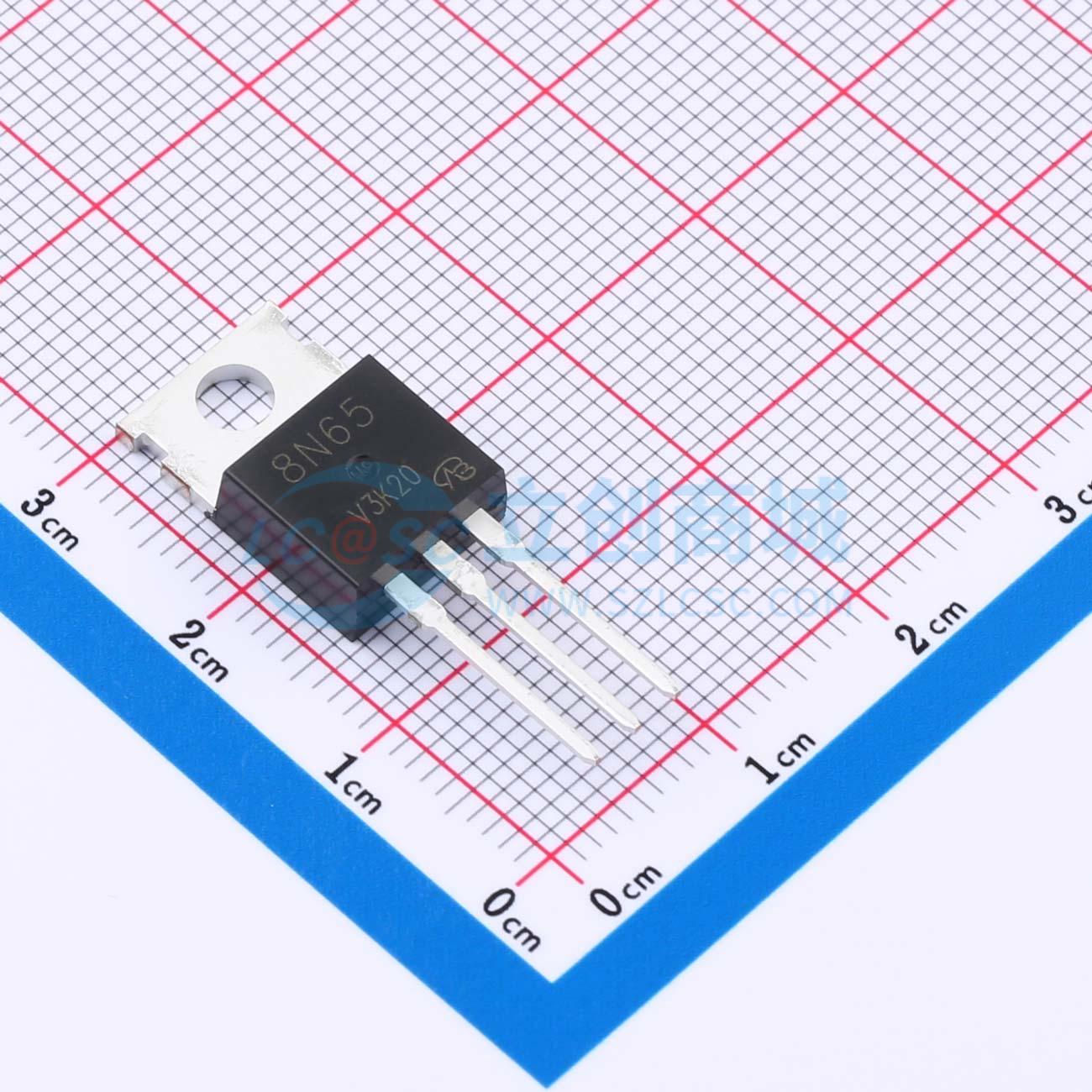 8N65 TO220-VB实物图