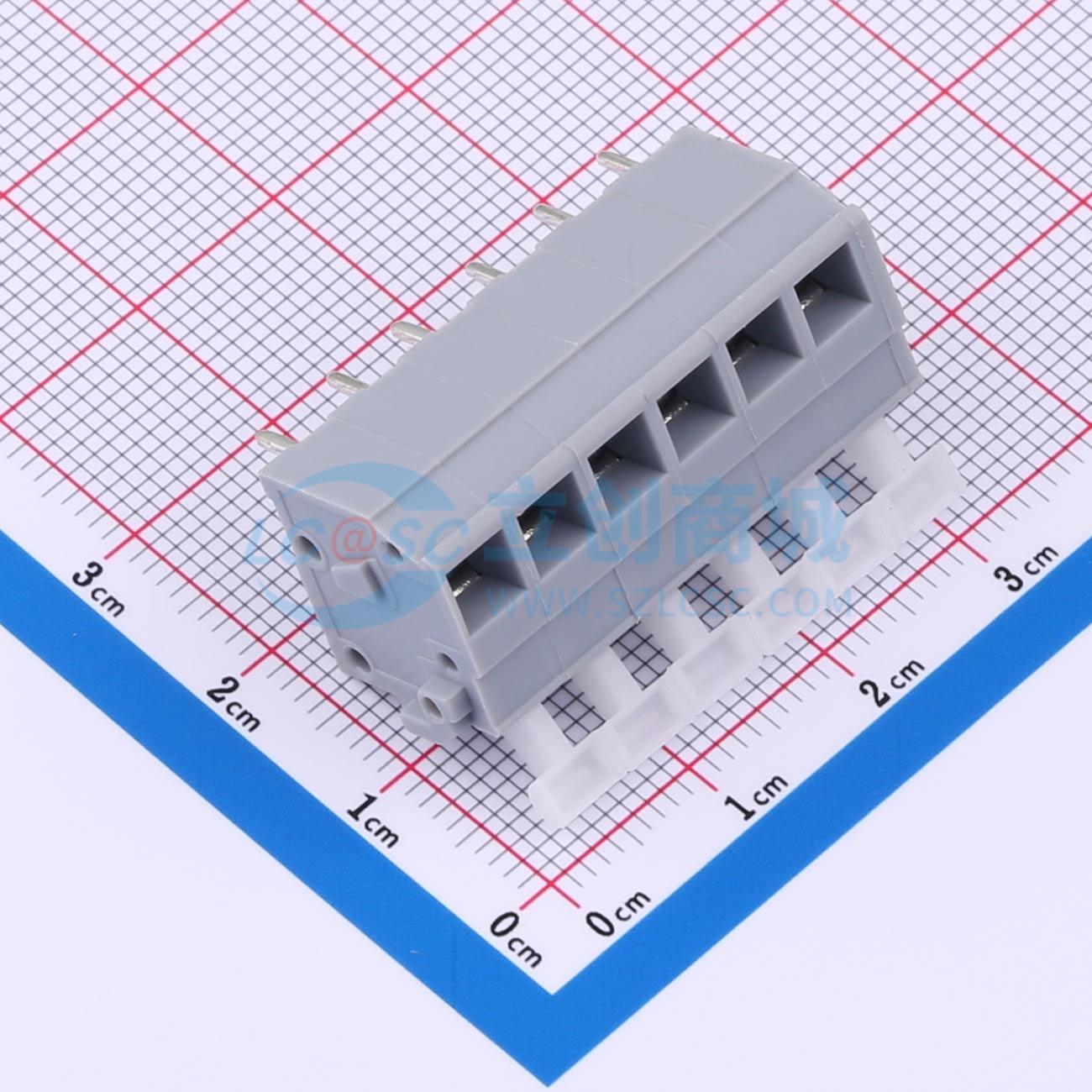 KF242V-5.0-6P实物图