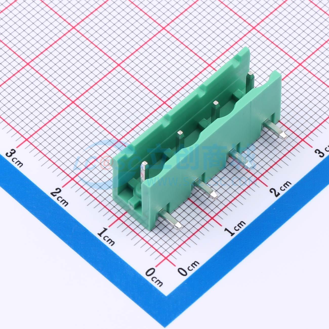 点击查看大图 MX2EDGR-7.62-04P-GN01-Cu-A实物图