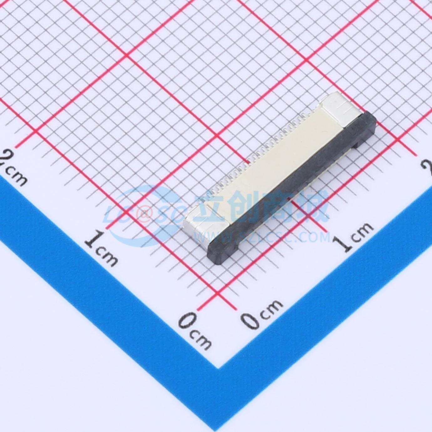 点击查看大图 FPC-0.5LX-24PH20实物图