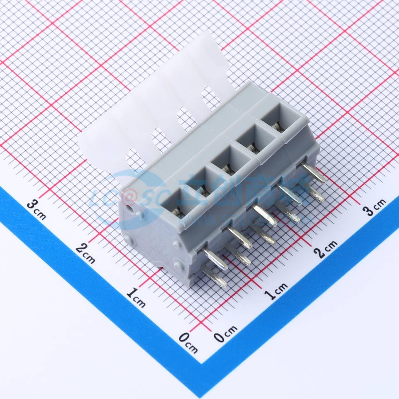 KF242R-5.0-5P-3实物图