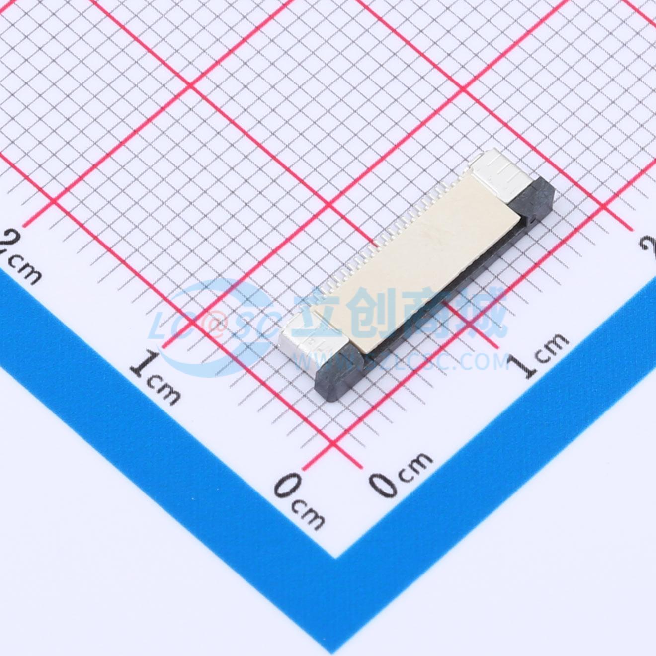 点击查看大图 FPC-0.5LS-22PH20实物图