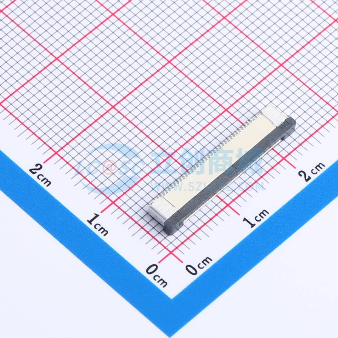 点击查看大图 FPC-0.5LX-34PH20实物图