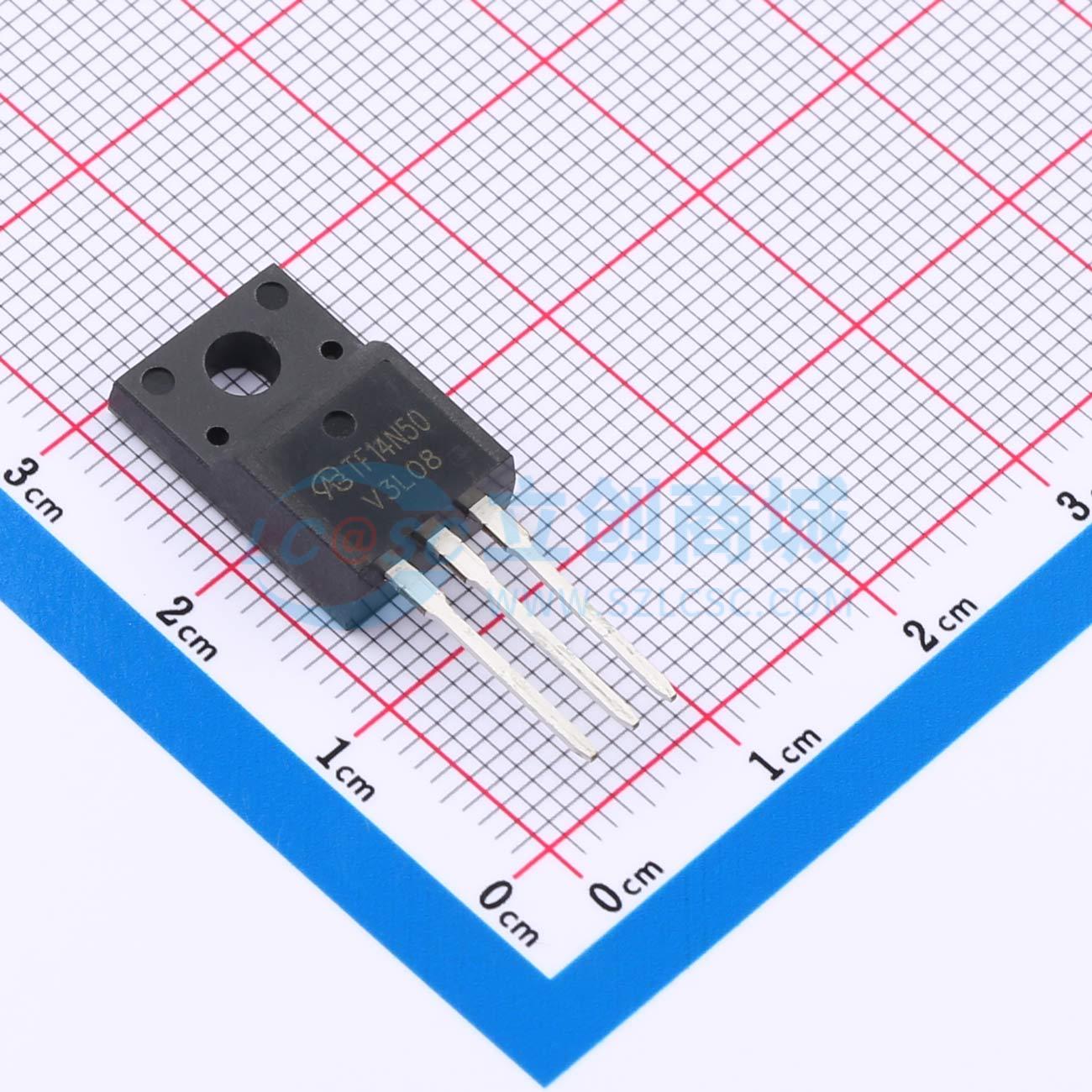 点击查看大图 AOTF14N50FD-VB实物图