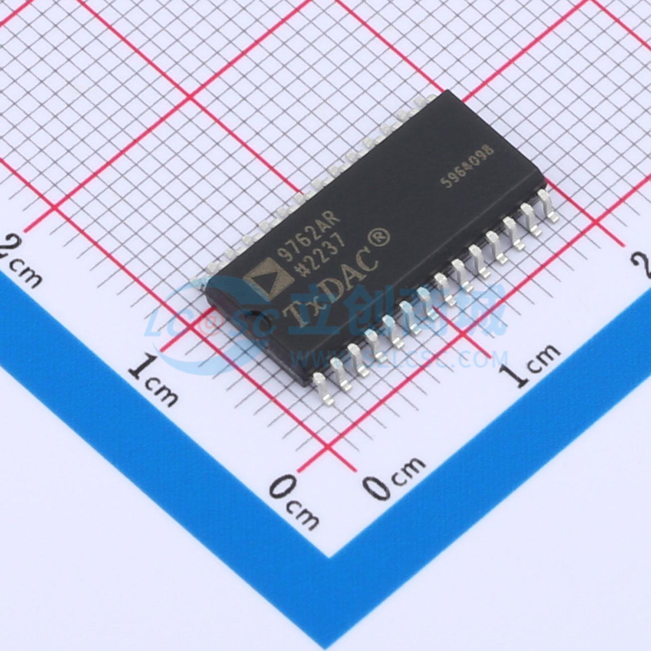 点击查看大图 AD9762ARZ实物图