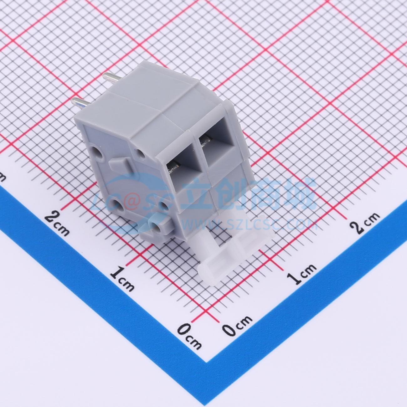 点击查看大图 KF242V-5.0-2P实物图