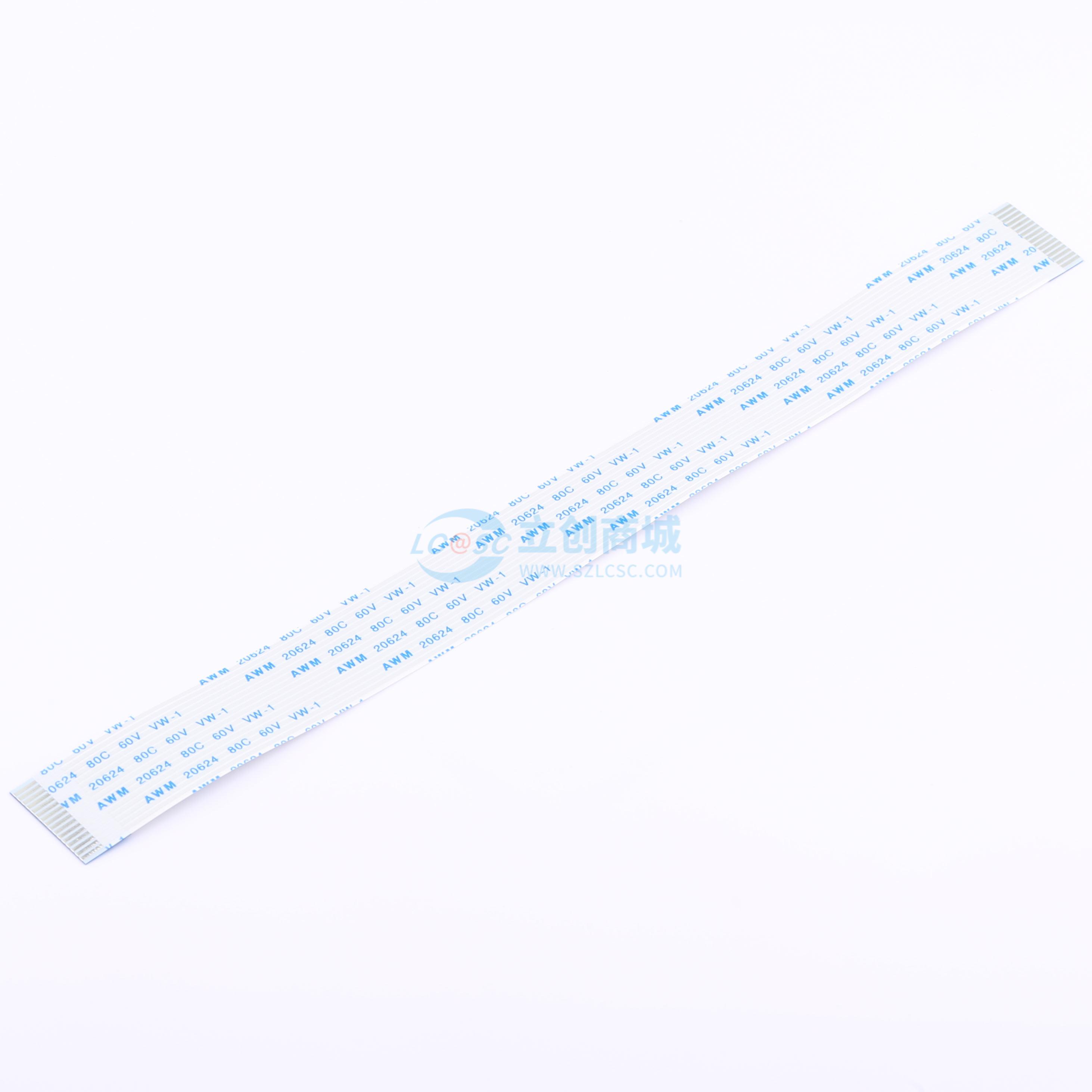 点击查看大图 HX FFC-1.0-16P-200mm实物图