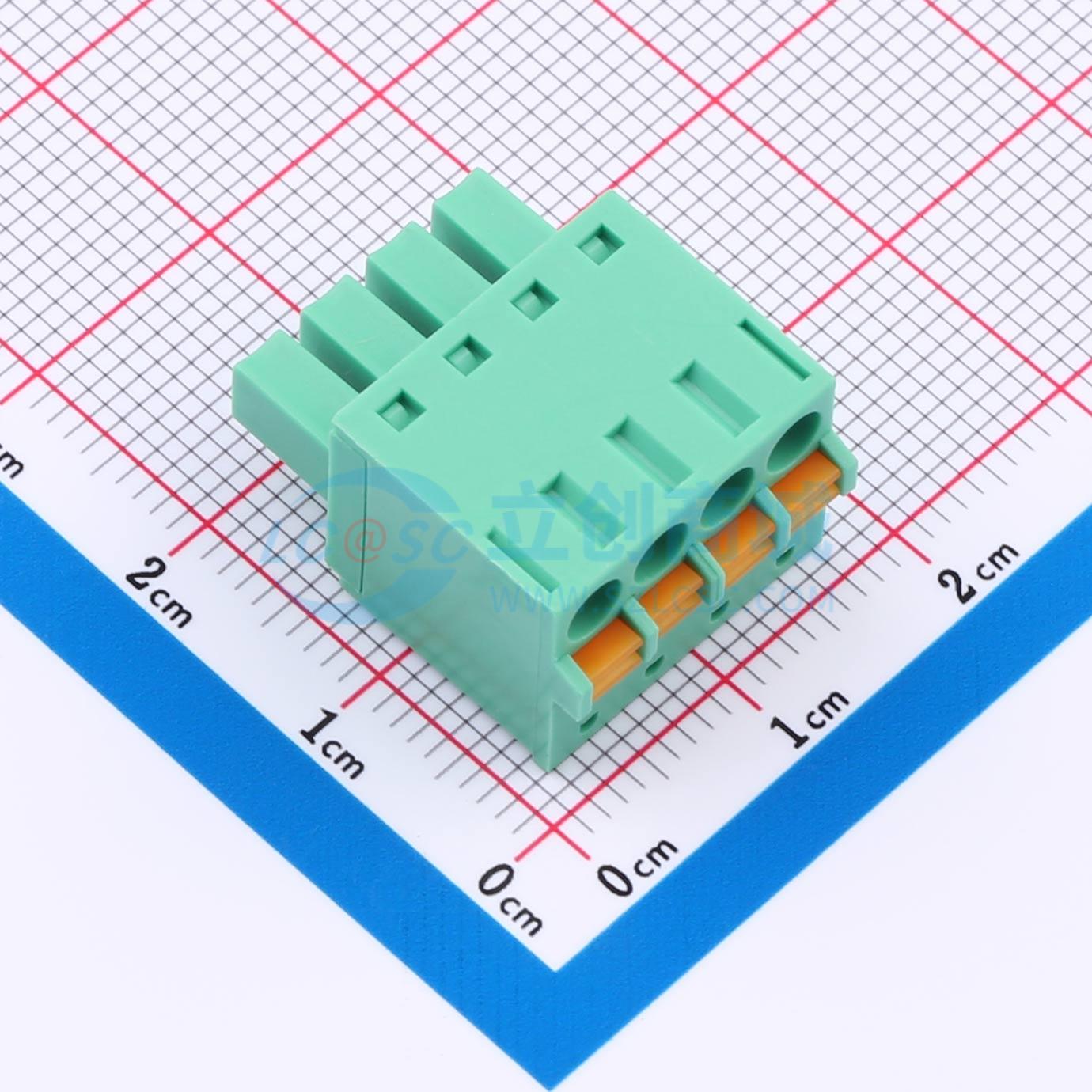 点击查看大图 MX15EDGKD-3.81-04P-GN01-Cu-A实物图