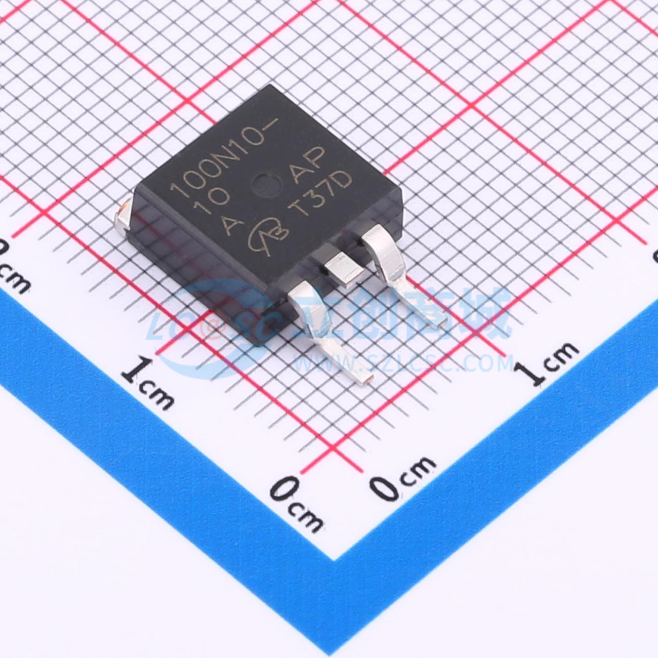 SQM100N10-10-GE3-VB实物图