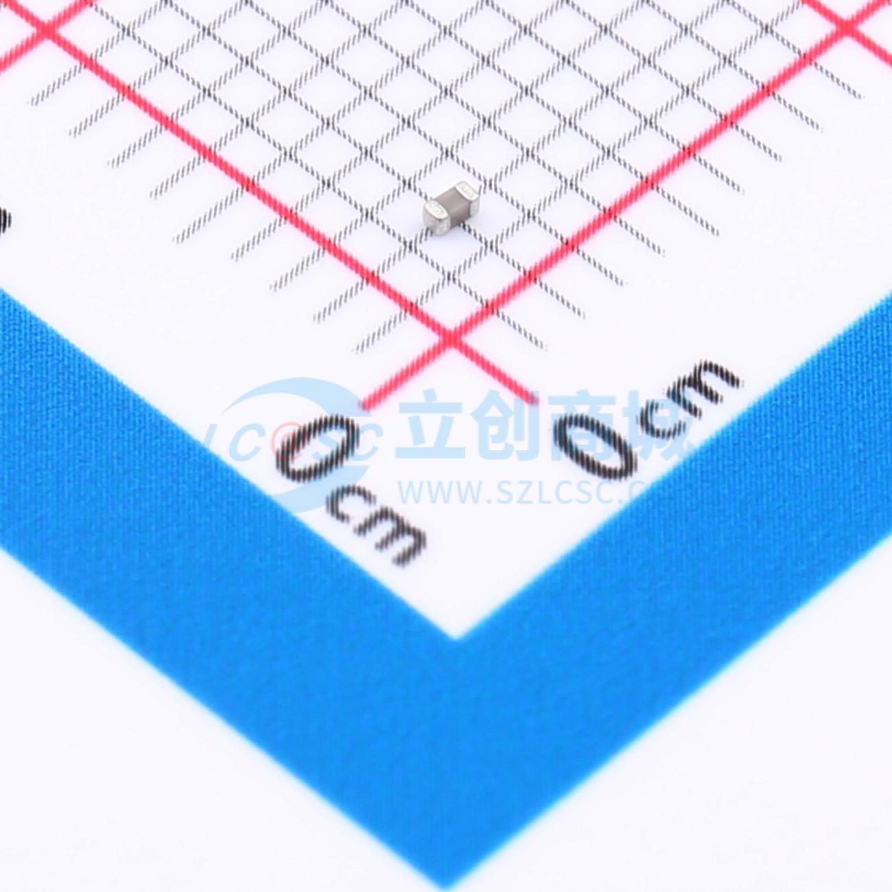 点击查看大图 TCC0402COG270G500AT实物图