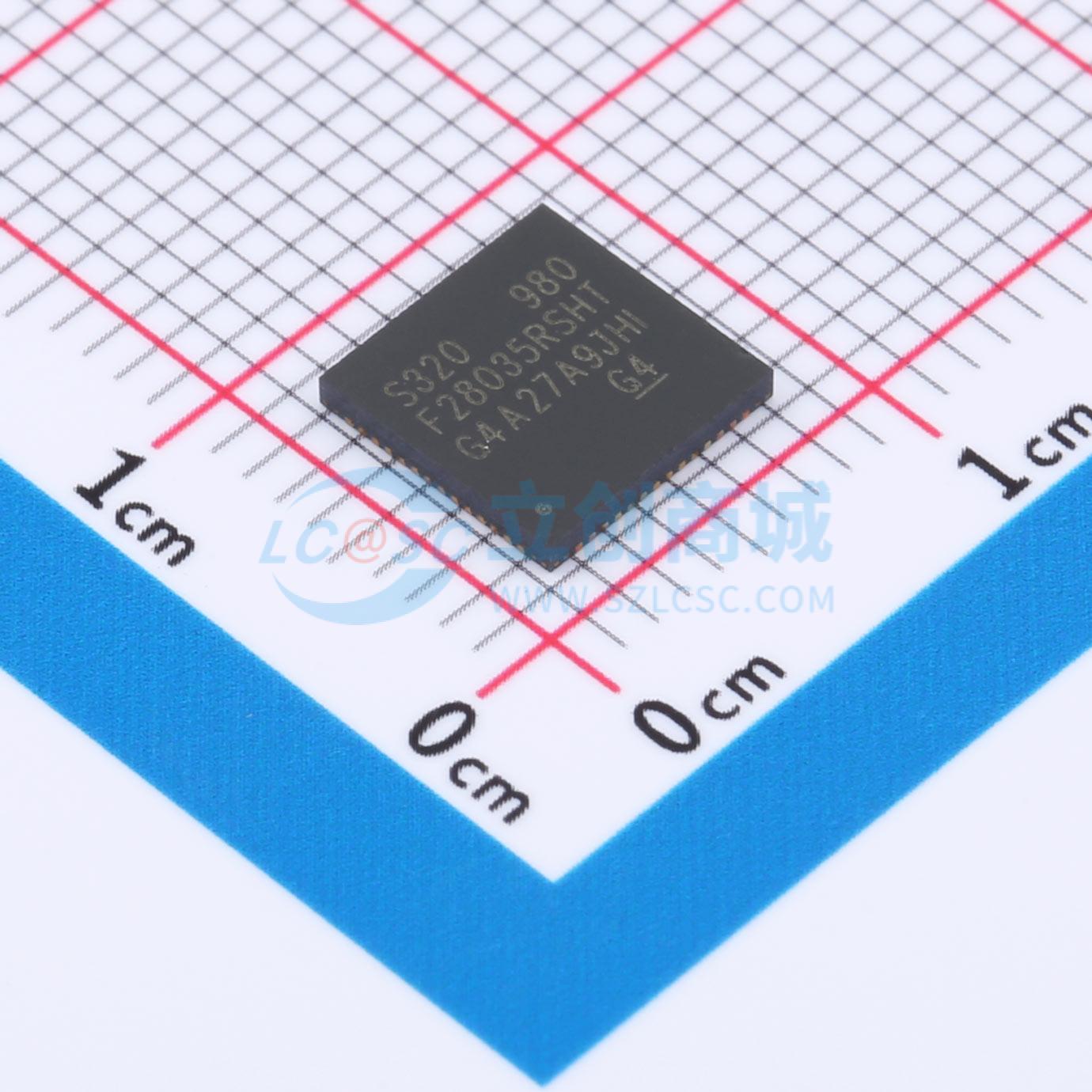 点击查看大图 TMS320F28035RSHT实物图