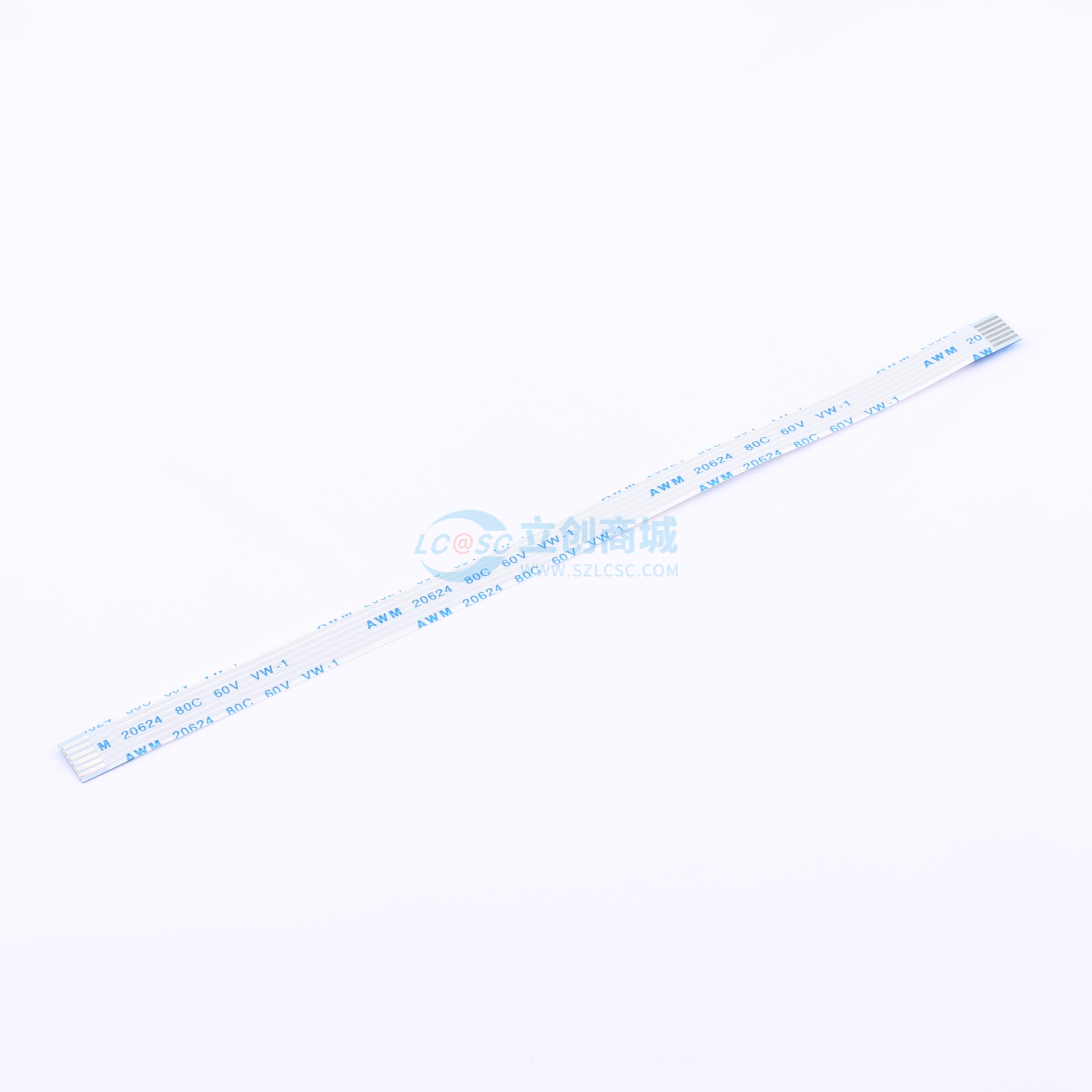 HX FFC-1.0-6P-150mm实物图