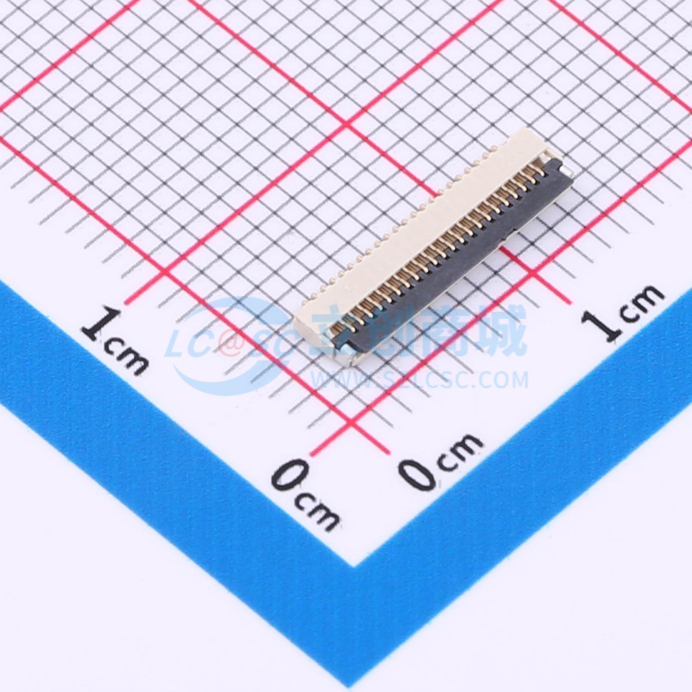 点击查看大图 FPC-0.5FX-22PWBH10实物图