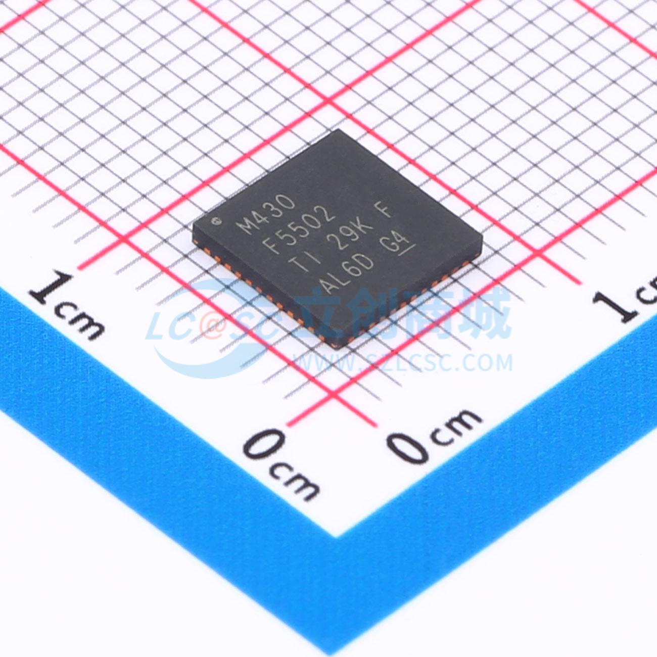 MSP430F5502IRGZT实物图