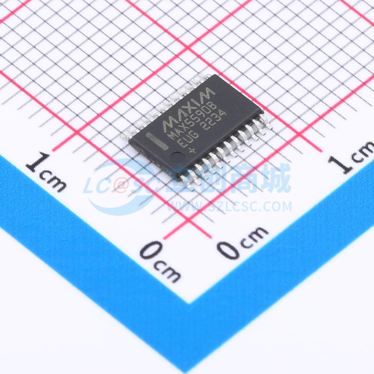 点击查看大图 MAX5590BEUG+实物图