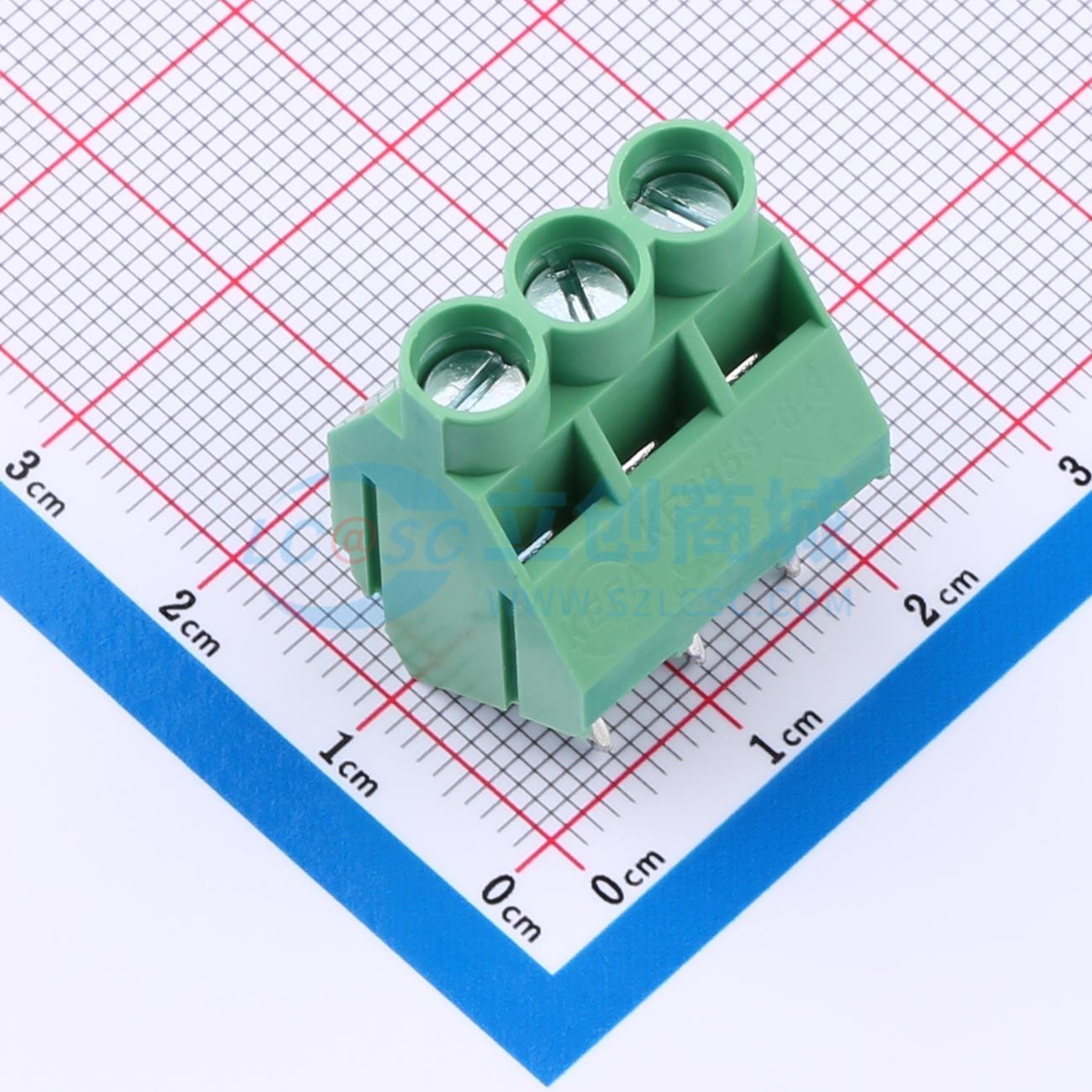 KF635S-6.35-3P实物图