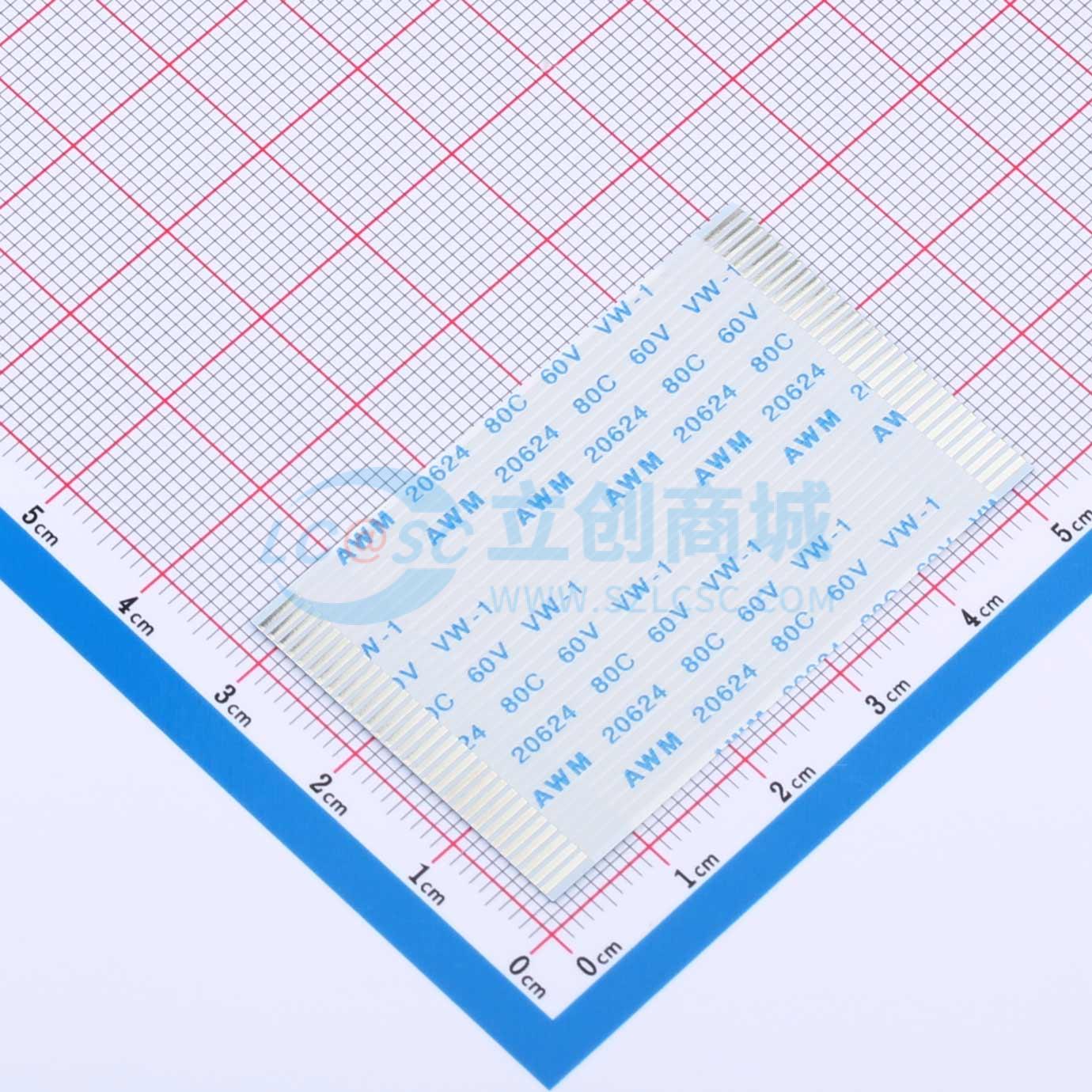 点击查看大图 HX FFC-1.0-30P-50mm实物图