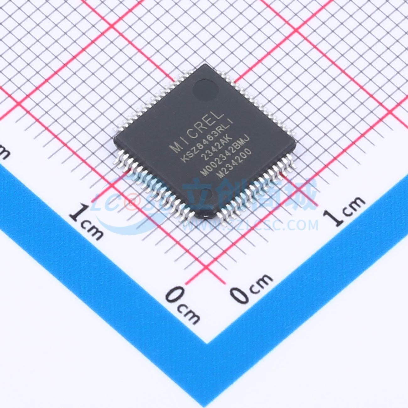 点击查看大图 KSZ8463RLI实物图