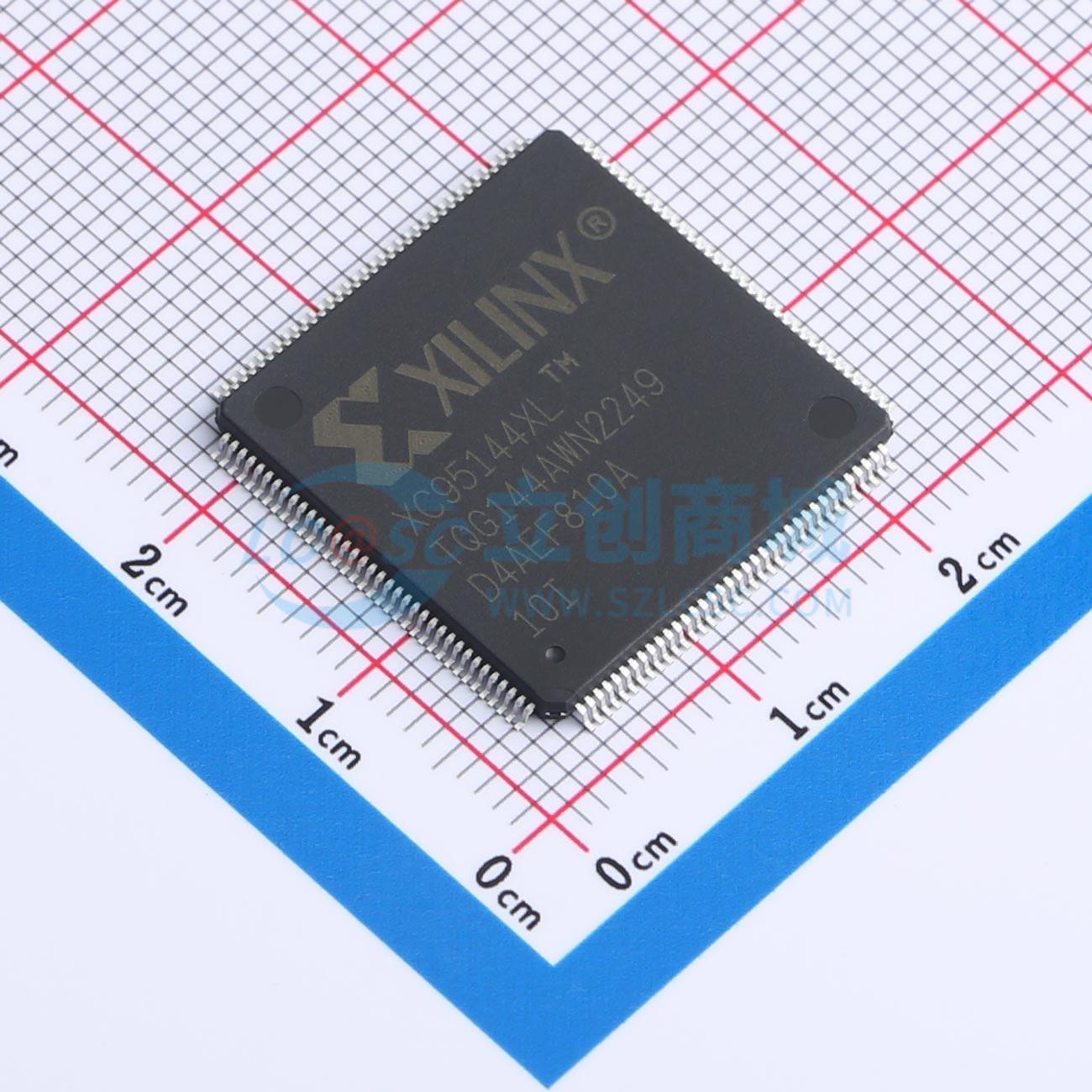 点击查看大图 XC95144XL-10TQG144I实物图