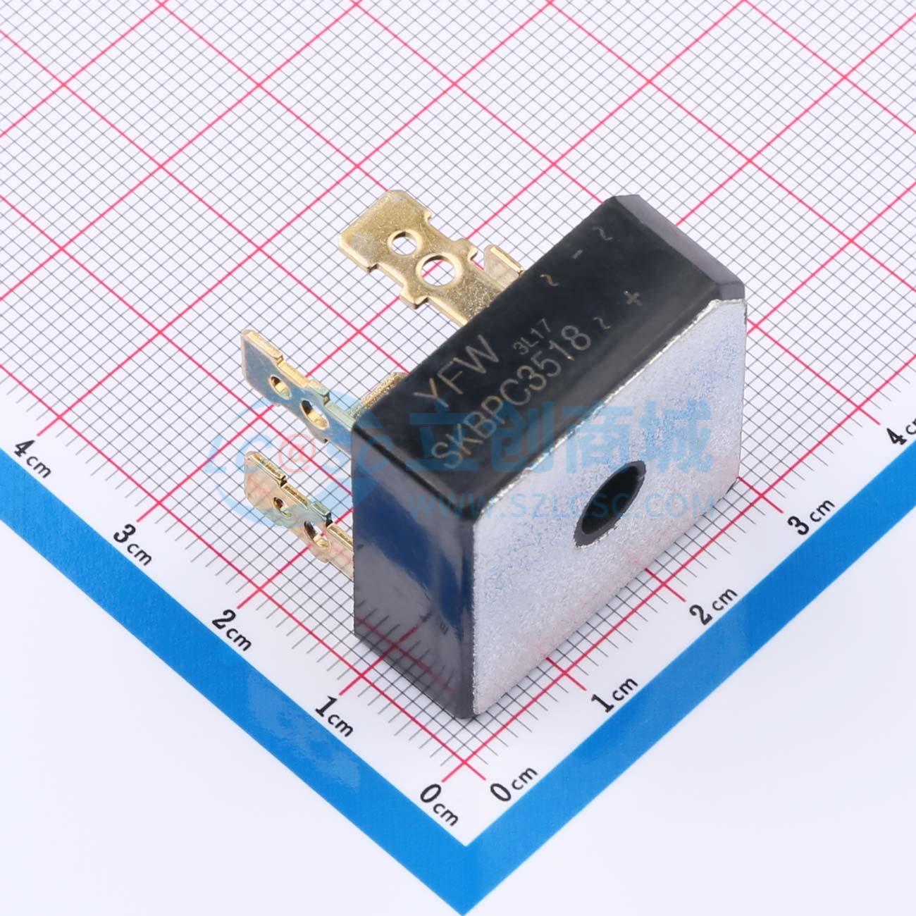 点击查看大图 SKBPC3518实物图