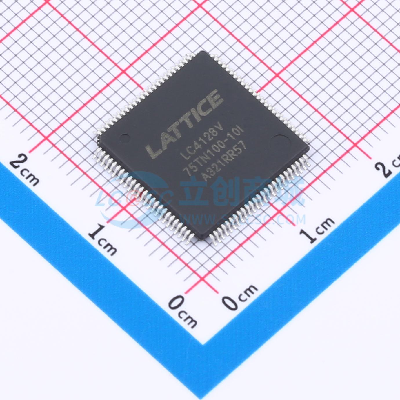 点击查看大图 LC4128V-75TN100C实物图