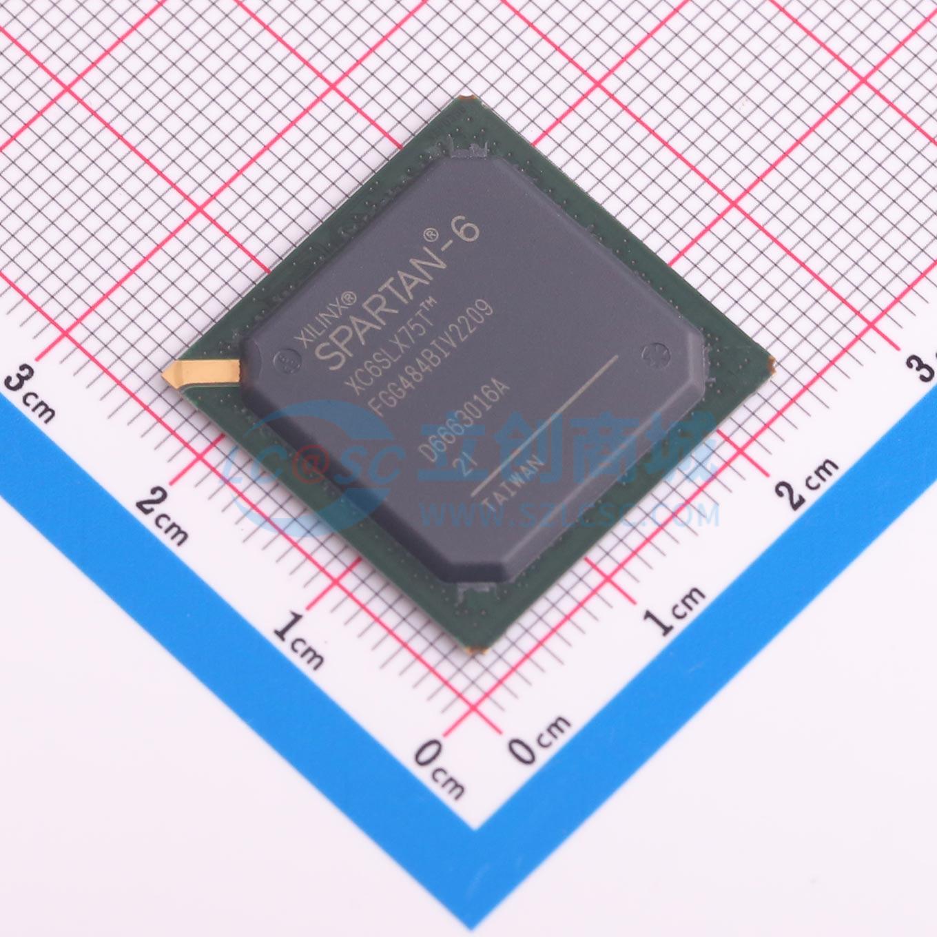 点击查看大图 XC6SLX75T-2FGG484I实物图