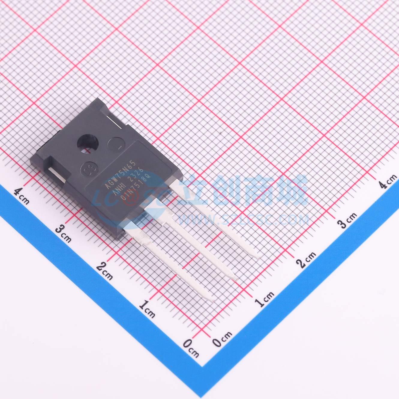 点击查看大图 AGW75N65实物图