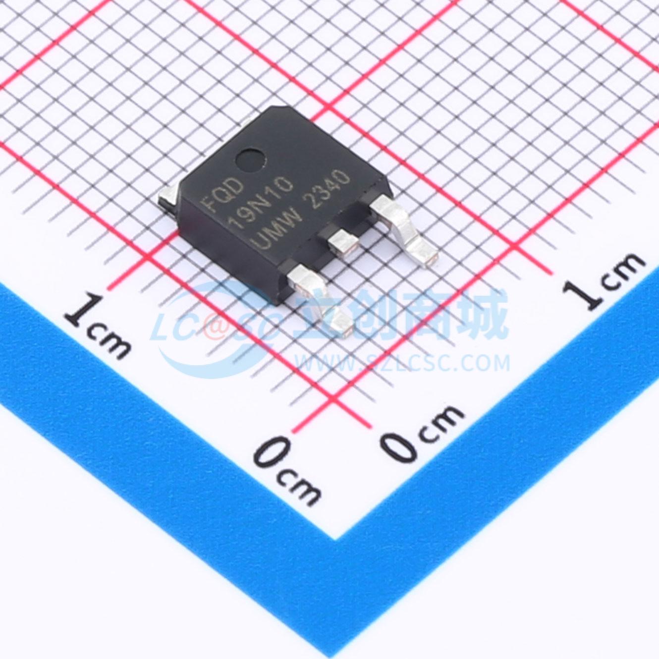 点击查看大图 FQD19N10LTM(UMW)实物图