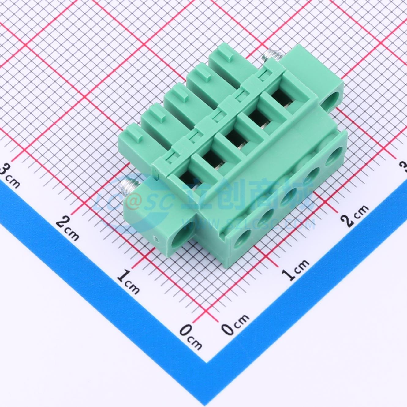 MX15EDGKAM-3.81-05P-GN01-Cu-Y-A实物图