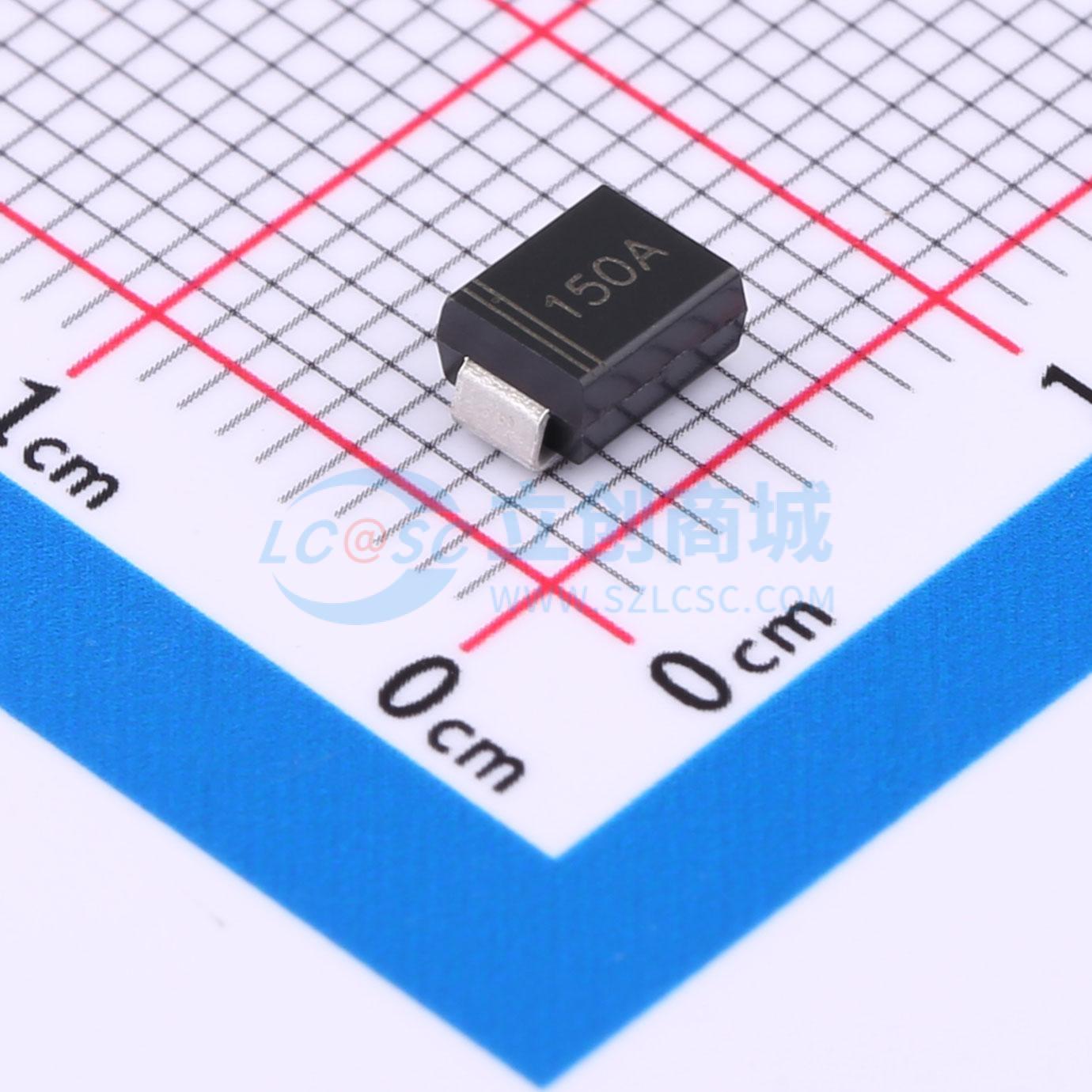 点击查看大图 P6SMB150A(MS)实物图