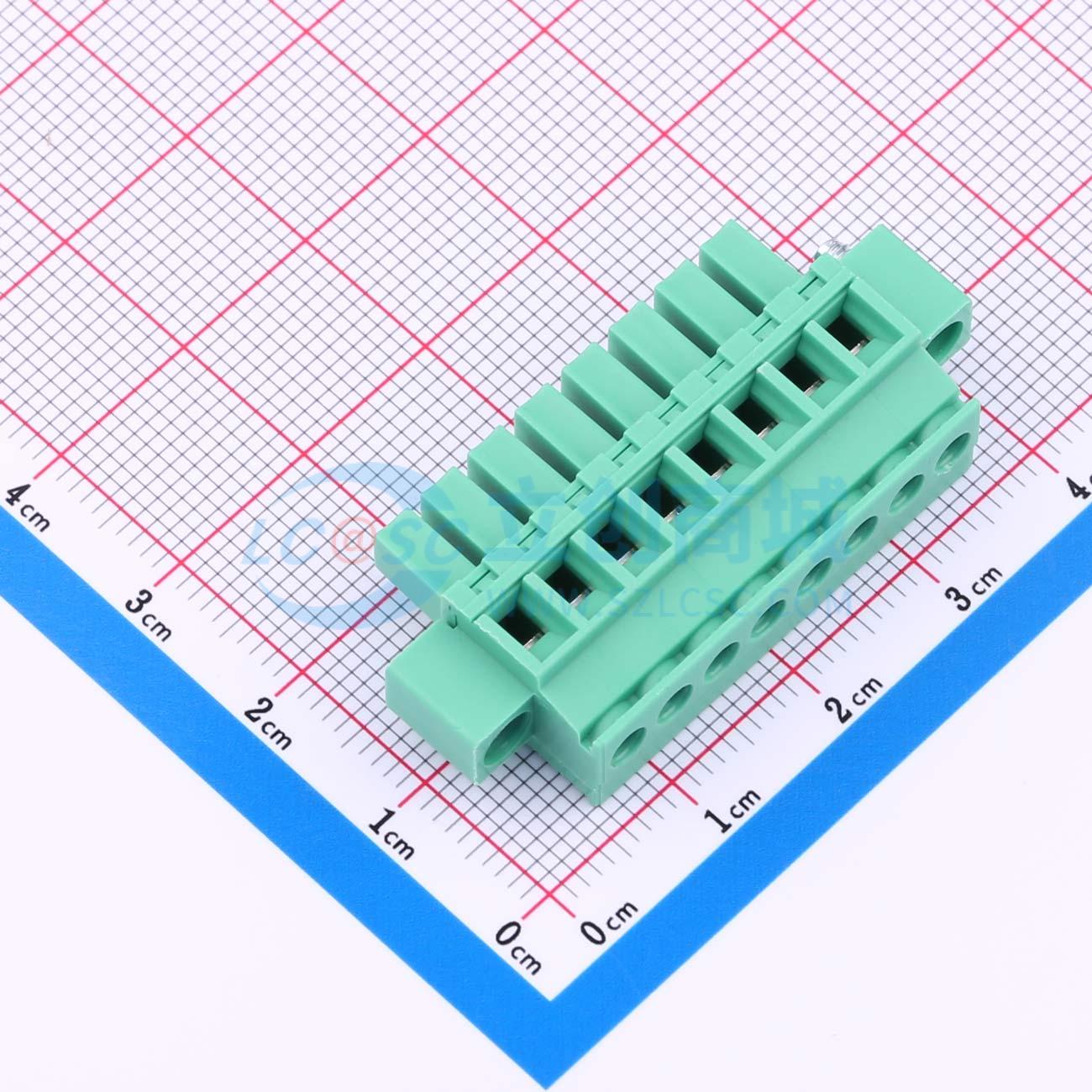 MX15EDGKBM-3.81-08P-GN01-Cu-Y-A实物图