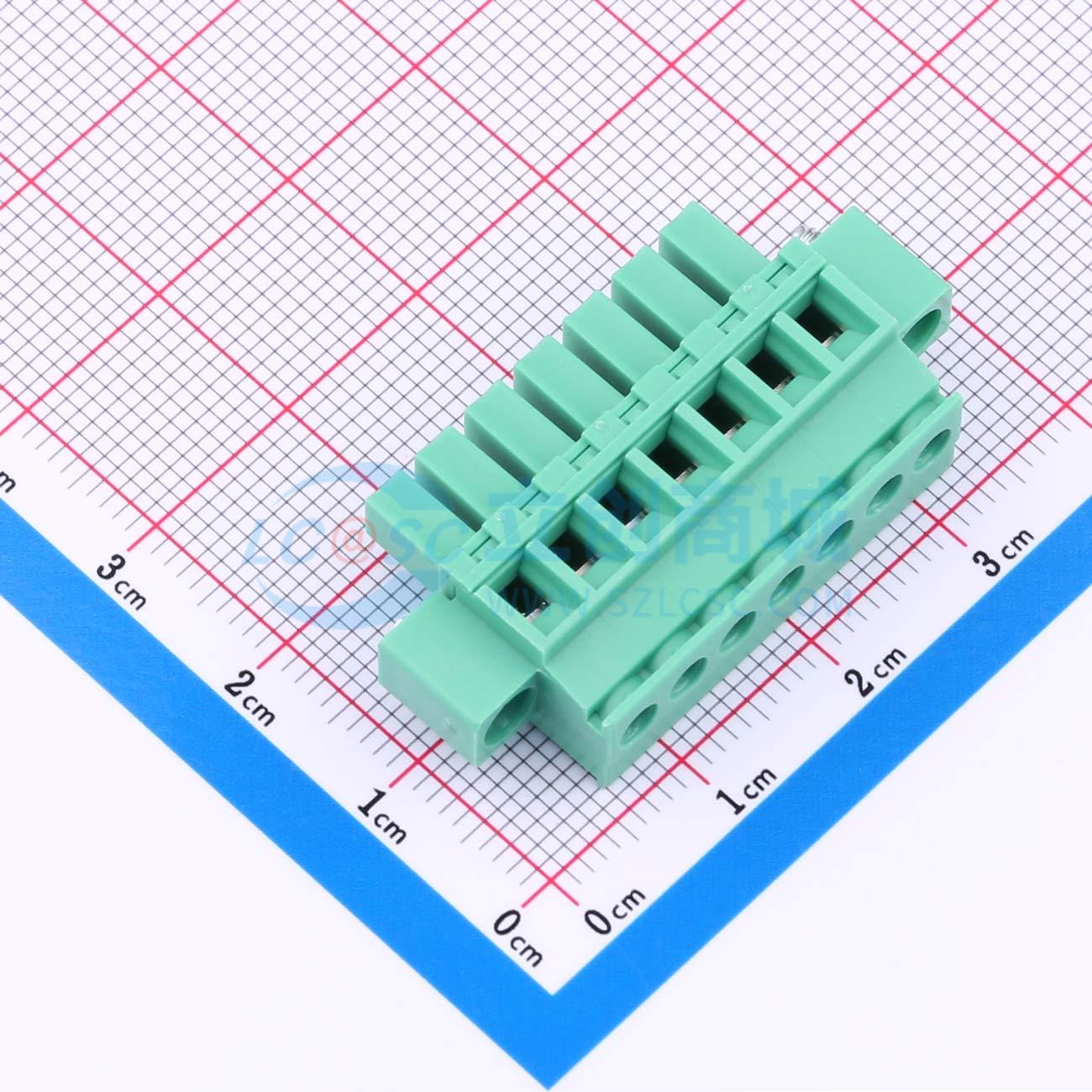 MX15EDGKBM-3.81-07P-GN01-Cu-Y-A实物图